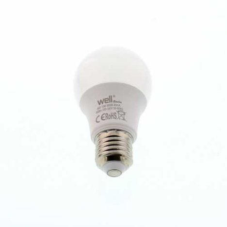 Bec cu led A60 E27 10W 230V lumina calda Basic Well